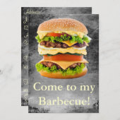 Grill Einladung (Vorne/Hinten)