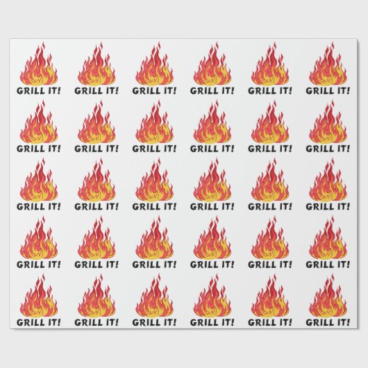 Grill es geschenkpapier (Flach)