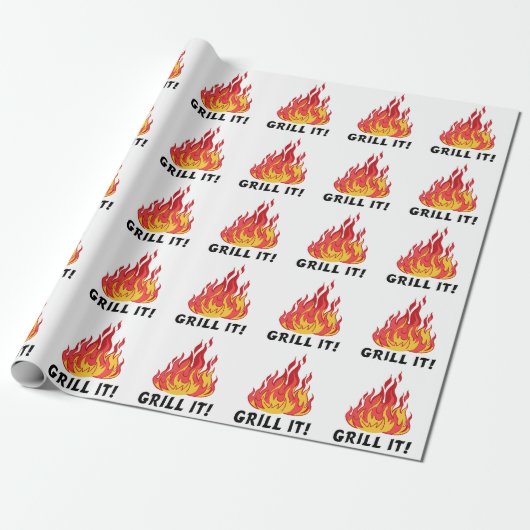 Grill es geschenkpapier (Ungerollt)