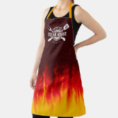 Grill-Flammen — Personalisiertes Steak House Schürze (InSitu)