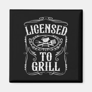 Grill Funny Grillen Grilling Vaters Day D Magnet