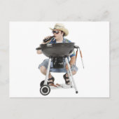 Grill Funny Postkarte (Vorderseite)