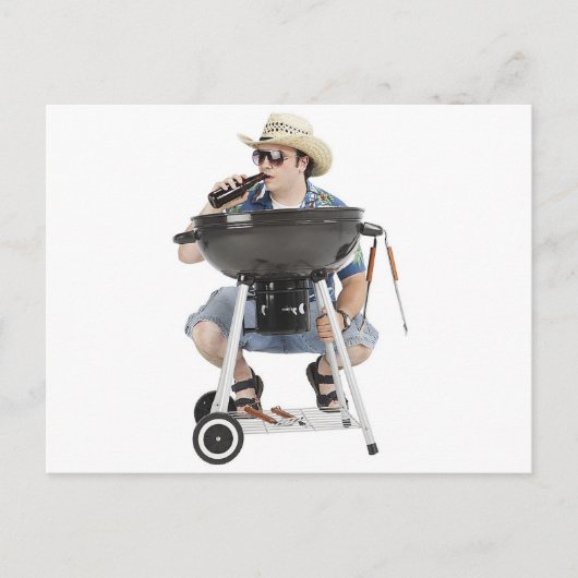Grill Funny Postkarte (Vorderseite)