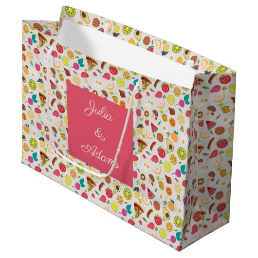 Grill-Geschenktüte Große Geschenktüte (Vorderseite Schrägansicht)