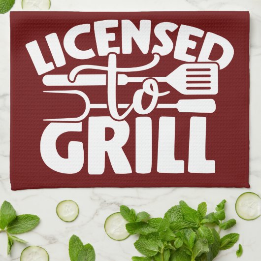 Grill Geschirrtuch (Gefaltet)