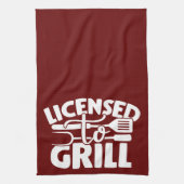 Grill Geschirrtuch (Vertikal)