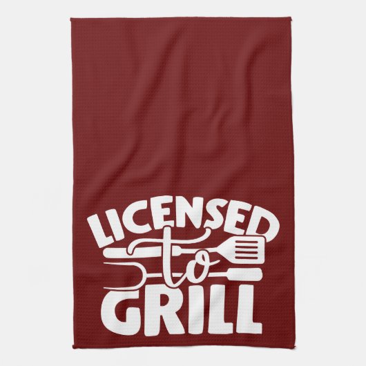 Grill Geschirrtuch (Vertikal)