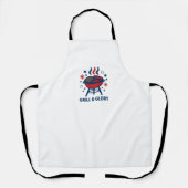 Grill & Glory 4. Juli - Patriotic Schürze (Vorderseite)