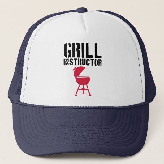 Grill - Grill-Lehrer Truckerkappe (Vorderseite)
