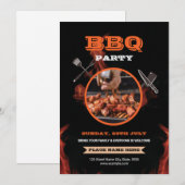 Grill / GRILLEN Party Flyer Einladung (Vorne/Hinten)