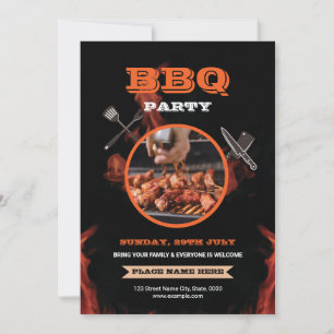 Grill / GRILLEN Party Flyer Einladung