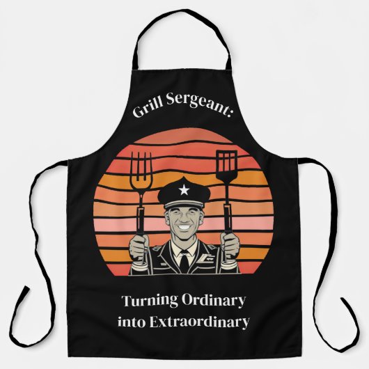 Grill GRILLEN Sergeant Schürze (Vorderseite)