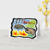 Grill-Gruß-Karte Karte (Gelbe Blume)