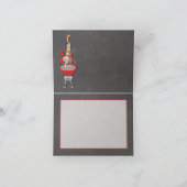 Grill in der Zwischenablage Danke, Karte (Innenseite)