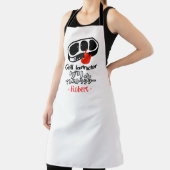 Grill Instructor Steak Meat for BBQ Lover Japanese Schürze (InSitu)