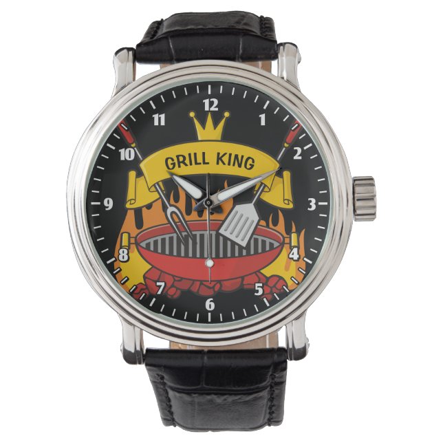 Grill King Armbanduhr (Vorderseite)