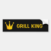 Grill King Crown Autoaufkleber (Vorne)