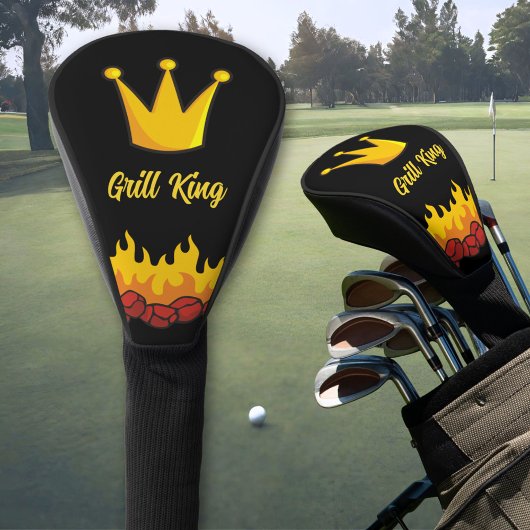 Grill King Crown Golf Headcover