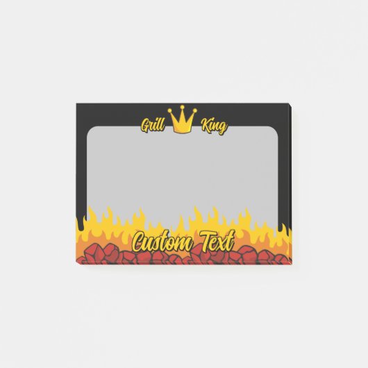 Grill King Crown Post-it Klebezettel (Vorderseite)