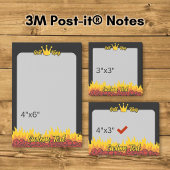 Grill King Crown Post-it Klebezettel