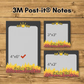 Grill King Crown Post-it Klebezettel