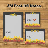 Grill King Crown Post-it Klebezettel