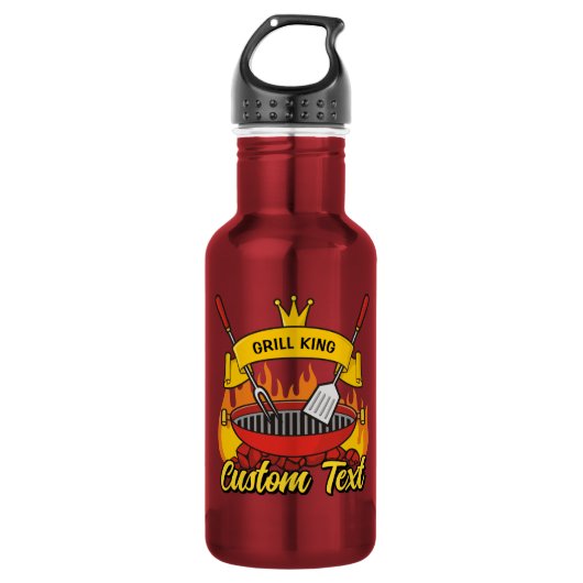 Grill King Edelstahlflasche (Vorderseite)