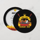 Grill King Einladung (Vorne/Hinten)