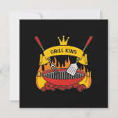 Grill King Einladung (Vorderseite)