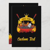 Grill King Einladung (Vorne/Hinten)