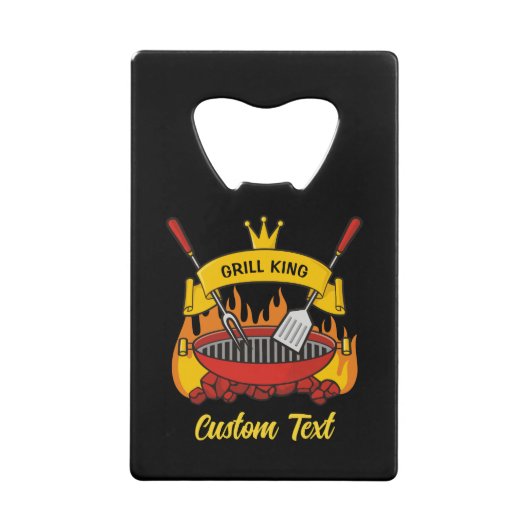 Grill King Geldbeutel Flaschenöffner (Vorderseite)