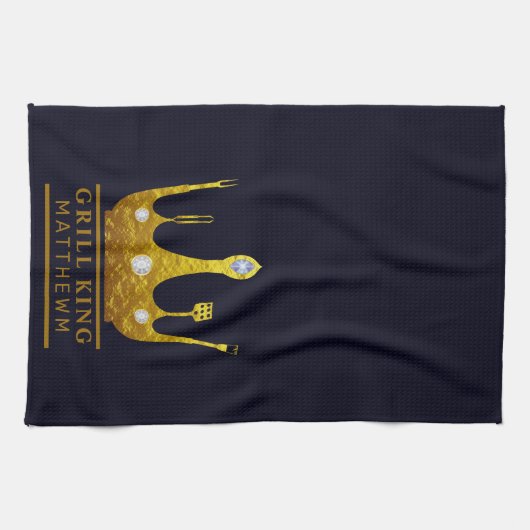 Grill King GRILLEN Crown Marine macht sich selbst Geschirrtuch (Horizontal)