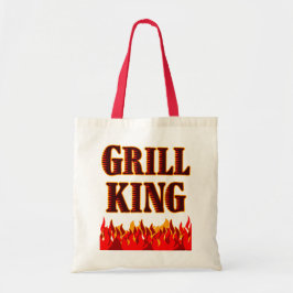 Grill King GRILLEN Sprichwort Tasche