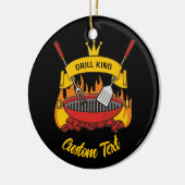 Grill King Keramikornament (Links)