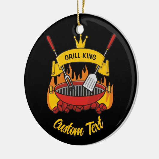 Grill King Keramikornament (Links)