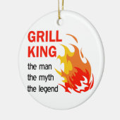 Grill King Legend Keramik Ornament (Links)