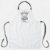 Grill King, lustige mit Monogramm GRILLEN-Krone Schürze (Vorderseite)