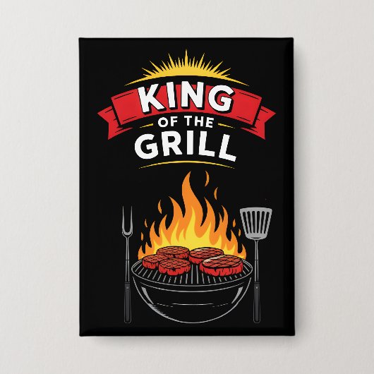 Grill King of the Grill Button (Vorderseite)