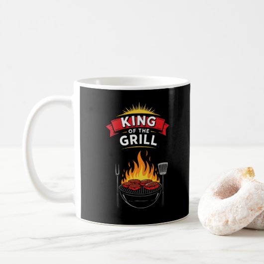 Grill King of the Grill Kaffeetasse (Mit Donut)