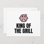 Grill King Postkarte (Vorne/Hinten)