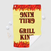 Grill King Red Flames BBQ Handtuch (Insitu)