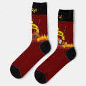 Grill King Socks Socken (Linkes Detail)