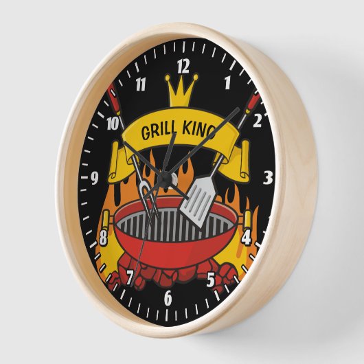 Grill King Wanduhr (Winkel)