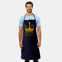 Grill König BBQ-Krone Mach es selbst Herren navy