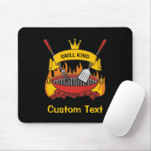 Grill König Mousepad (Mit Mouse)