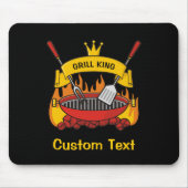 Grill König Mousepad (Vorne)