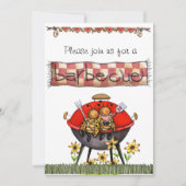 Grill lädt ein einladung (Vorderseite)