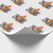Grill Legend GRILLEN Poster Geschenkpapier (Ecke)