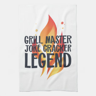 Grill Legend GRILLEN Poster Geschirrtuch