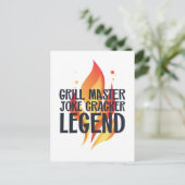 Grill Legend GRILLEN Poster Postkarte (Stehend Vorderseite)